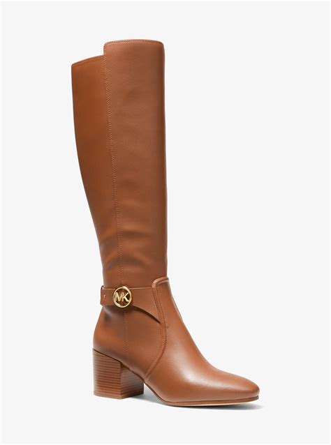 michael kors ladies leather boots|michael kors cowboy boots.